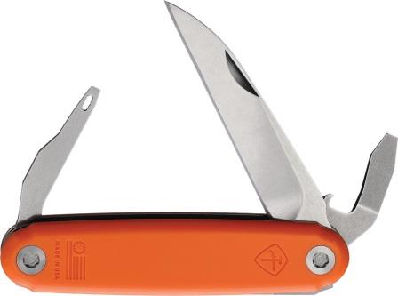 ASK003ORG American Service Knife Alchesay Multi Function Pocket Knife Wharncliffe Orange
